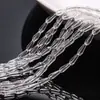 Nuevos accesorios de joyería DIY Cuentas sueltas de cristal cuentas de vidrio 4 * 10MM agujero recto cuentas de gota de agua pendientes galvanizados al por mayor