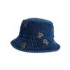 Chapéu de pescador infantil coreano para primavera e outono, chapéu de balde jeans para bebês, protetor solar, chapéus de sol para bebês, verão