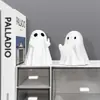 Nuevos Adornos de Halloween de Amazon con Dedos Medios de Fantasma Lindo Transfronterizos Corazón de Fantasma con Dedos Medios