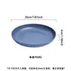 Amazon Tk Plato de Paja de Trigo Plato de Hotel Plato para Frutas Hogar Nórdico Plato para Ensalada Plato de Plástico PP