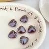 Caramelo Cremoso Chen Ming Colgante Corazón Acrílico Accesorios DIY Materiales para Fundas de Teléfono Venta al por Mayor