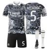 Uniforme de Treino de Futebol 2526 Uniforme de Futebol Real Madrid Branco 5 Bellingham 7 Vinicius 7C Ronaldo 8 Kroos