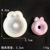 Orelha de Gato Donut Aperte Vire Açúcar Silicone Molde Urso Queijo Donut Desenho Animado Pizza Silicone Artesanal Molde