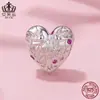 Série de Ação de Graças Aiful Pingente de Peru Combinação de Coração com Contas de Prata Esterlina S925 Joias DIY de Feriado Contas Soltas