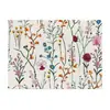 Mantel, Manteles Individuales Florales de Lino para Primavera y Verano, Textil para el Hogar, Aislamiento Térmico para Mesa de Comedor, Manteles Individuales de Estilo Occidental para Hotel, Posavasos