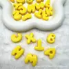 Accesorios de Cuentas con Letras de Agujero Grande Versión Q de Acrílico para Bolsos Hechos a Mano DIY Cadena para Teléfono Llavero Materiales Cuentas Sueltas