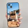 Para iPhone15 comercio exterior guapo gafas de sol gato y perro funda de teléfono