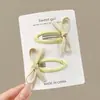 Pinza para el Cabello con Lazo Estilo Coreano para Bebés, Pinza para Flequillo, Accesorios para el Cabello para Niños, Pinzas BB, Pinzas para Flequillo, Accesorios para el Cabello, Pinzas para el Cabello de Niñas, Pinzas