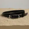 Cinto Feminino Versátil de Couro com Cintura Ajustável, Feito de Couro Bovino, Adequado para o Dia a Dia, Cor Vermelha, para Uso Diário, Exclusivo Cinto Feminino