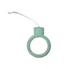 Pingente de Lanyard de Urso para Celular Capa de Celular Desenho Animado Anel de Pendurar Lanyard de Chave Silicone Líquido Portátil Fivela de Anel Durável
