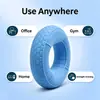 Pelota de potencia con agarre de silicona, suave gelatina, tacto suave, forma de huevo, pelota de silicona, entrenamiento de potencia con los dedos.