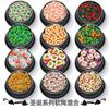 Serie de Navidad transfronteriza 10m lentejuelas brillantes mixtas polvo brillante pegamento para esmalte de uñas mayoreo materiales de joyería para arte de uñas