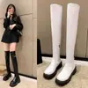 Nuevas Botas Largas de Mujer Otoño/Invierno 2026, Botas Ajustadas con Forro de Lana, Botas Largas, Botas de Jinete, Botas Ajustadas Elásticas, Botas Extra Largas por Encima de la Rodilla