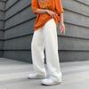 Pantalones delgados de primavera y verano estilo Ins con caída y pierna ancha con estampado, holgados rectos casuales versátiles deportivos tipo harén para hombre con ligero estiramiento