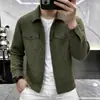 Jaqueta Casual Masculina Nova Outono 2026, Estilo Coreano Moda Tendência Slim Fit Jaqueta de Trabalho para Homens