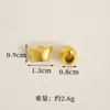 Suministrado directamente por el fabricante: Accesorios para Joyería DIY de Oro Arena Vietnamita, Tetera de Trébol de Cuatro Hojas, Conejo Lindo Personalizado, Venta al por Mayor de Joyería Pequeña de Yiwu