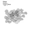 Acero de Titanio Color Duradero Conector Cola de Perla Colgante Corazón Accesorios para Joyería DIY Acero Inoxidable Estrella de Cinco Puntas Etiqueta Pieza Pequeña Oro Real