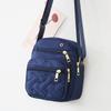 Bolso Bandolera de Hombro para Mujer de Tela Oxford Nylon Bolso para Mujer de Mediana Edad y Adulta Mayor Bolso Pequeño Monedero para Compras de Alimentos de Madre Bolso para Teléfono Móvil Vertical