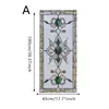 Bestseller transfronterizo: varias cortinas estampadas para decoración de dormitorio en casa, pegatinas de vidrio de película esmerilada electrostática de vidrio vintage