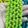 8mm Pó de Concha Prensado Flor Rosa 3D Contas Flor Rosa Prensadas e Esculpidas Contas Soltas Pulseira DIY Colar Acessórios Materiais Atacado