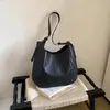 Bolso Tejido Retro de Gran Capacidad para Mujer 2026 Nuevo Bolso Cruzado de Hombro para Ropa Casual de Trabajo Bolso Tipo Tote de Estilo Relajado