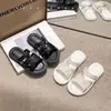 Sandalias Abiertas para Niñas Nuevo Estilo de Verano para Niños Mayores, Para Usar en Interiores y Exteriores, Estilo Romano de Lujo Ligero Sandalias de Playa para Padres e Hijos