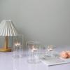 Castiçal Pequeno Casual Copo de Vela de Vidro Ornamentos Decorações Sala Modelo Restaurante Ocidental Adereços Românticos Jantar à Luz de Velas