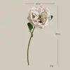 Flores artificiales, rosas Austin artificiales, decoración de rosa lichi, accesorios para fotografía de bodas, flores artificiales, transfronterizo