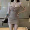 Nuevo Vestido Bodycon Elegante y Ajustado para Mujeres Petites 2026, Vestido Corto Versátil con Tirantes, Adecuado tanto para Ocasiones Casuales como Elegantes