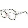 26 años de experiencia en la provisión de lentes de prescripción, monturas cuadradas grandes de cara lisa anti-luz azul de TR, gafas planas unisex con un toque de alta gama