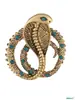 Asas de Anjo Retrô Europeias e Americanas Insígnia Masculina Broche de Terno Fivela de Alfinete Feminina Cobra Personalidade Corsage Medalha Acessórios