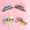 Decoración Acrílica para Pastel Estilo Ins Impresión a Color Color Caramelo Adorno para Pastel Acrílico Colorido para Pastel de Cumpleaños