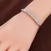 Lujo Ligero, Exquisito y de Gama Alta, Pulsera Cielo Estrellado de Circonita, Moderna y Versátil, Deslumbrante, Exclusivamente para Ventas Transfronterizas, Directo del Fabricante