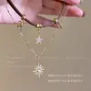 Novo Colar Retro Zen Estilo Chinês, Feminino e Versátil, Corrente de Clavícula Estilo Étnico de Nicho, Acessórios com Design Antigo