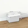 Caja de Almacenamiento de Plástico Transparente Extra Grande Caja de Almacenamiento Gruesa para Ropa y Colchas del Hogar Caja de Almacenamiento para Libros Tamaño Grande