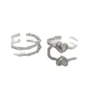 Anillo de Dedo Índice Ajustable de Corazón Sólido de Lujo Minimalista de Nicho para Mujeres, Moderno y Único, Modelo Nuevo 2026