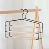Perchero Multifuncional Estilo Nórdico para Armario Doméstico, Colgador de Pantalones de Múltiples Niveles, Almacenamiento de Pantalones, Perchero Metálico para Bufandas y Corbatas