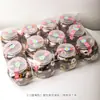 100 Cajas de Gomas para el Cabello Infantiles sin Costuras Accesorios para el Cabello Dulce Taza de Almacenamiento Cuerda para el Cabello Anillo para el Cabello sin Costuras Tejido
