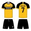 Conjunto de Uniforme de Fútbol por Sublimación Personalizado Nuevo de Secado Rápido Transpirable Camiseta de Fútbol Verano Deportes al Aire Libre Hombres Manga Corta