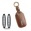 Funda Retro para Llave Adecuada para Genesis Gv60 Gv90 Genesis Bolsa Protectora de Cuero Genuino para Llave de Coche