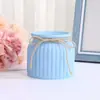 Vasos de flores de plástico transfronteiriços, estilo nórdico, modernos, de porcelana listrada criativa, coloridos, espessados, para suculentas, decorações de mesa e enfeites