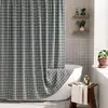 Cortina de ducha impermeable y resistente al moho, cortina divisoria de baño, diseño estampado, no requiere perforación, fácil de instalar, adecuada para exportación y Amazon