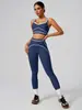 Conjunto de Roupa de Yoga Feminino: Conjunto Fitness Duas Peças de Cintura Alta, Levanta Bumbum, Justo, Esportivo, Casual, Calça de Corrida Yoga, Fashion e de Secagem Rápida