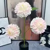 3 Flores de Dalia Artificiales Fragantes para Decoración de Bodas, Arreglo Floral, Decoración del Hogar y Hotel, Flores Fragantes al por Mayor
