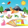 Libro de Origami en Inglés Transfronterizo Materiales para Hacer Manualidades DIY para Niños Papel de Colores para Jardín de Infancia Juguetes de Papel Hechos a Mano