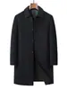 Chaqueta Nueva 2026 para Hombre de Cuello Largo Talla Grande para Hombres Altos y Corpulentos, de un Solo Botón, Corte Holgado, Abrigo para Otoño/Invierno de Ejecutivo