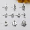 Plata pura 999 seguro 3D alegría Ruyi Baifu cerradura Campana colgante pulsera de cuerda trenzada DIY collar accesorios de joyería