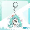 Hatsune Miku Sakura Hatsune Miku Kagamine Anime Dibujo Animado Bidimensional Colgante Acrílico Llavero