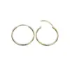 Pendientes europeos y americanos de acero inoxidable, pendientes simples de acero de titanio chapados en oro, Accesorios Transfronterizos, Venta al por Mayor