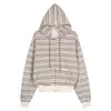 Jaqueta Moletom com Capuz Masculina Feminina 2026 Primavera Casual Esporte Design Corte Amplo com Capuz para Tamanhos Petite
